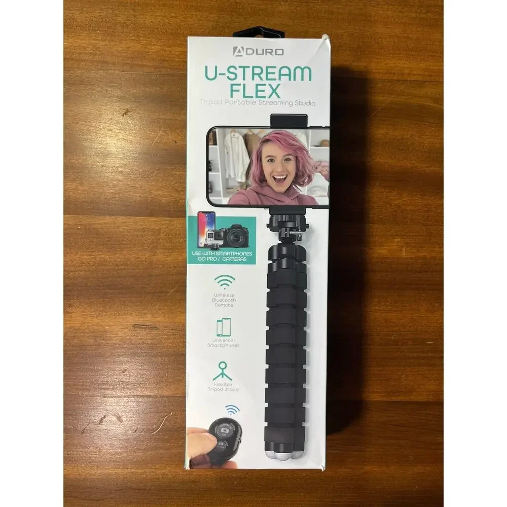 Aduro U-Stream Flex‎ Tripod Portable Streaming Studio Phone Wireless Remote NEW